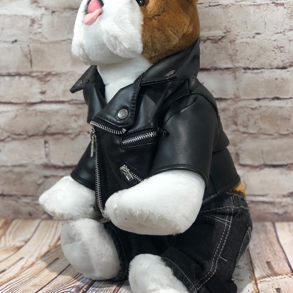 Build a bear boxer Harley D jacket and jeans - Picture 4 of 6